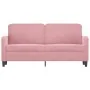 Sofá de 2 plazas terciopelo rosa 140 cm de , Sofás - Ref: Foro24-359445, Precio: 255,41 €, Descuento: -5%%