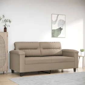 Comprar Sofá de 2 plazas de tela microfibra gris