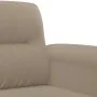 Sofá de 2 plazas de tela microfibra gris taupe 140 cm | Foru.es | Tu tienda online para hogar, jardín y más Foro24.es
