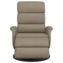 Sillón reclinable con reposapiés cuero sintético capuchino | Foru.es | Tu tienda online para hogar, jardín y más Foro24.es