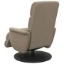 Sillón reclinable masaje reposapiés cuero sintético capuchino de , Sillones - Ref: Foro24-356728, Precio: 257,92 €, Descuento...