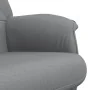 Sillón reclinable con reposapiés tela gris claro | Foru.es | Tu tienda online para hogar, jardín y más Foro24.es