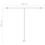 Toldo de pie automático crema 300x250 cm de vidaXL, Toldos - Ref: Foro24-3069507, Precio: 421,19 €, Descuento: %