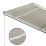 Toldo automático LED sensor de viento crema 3,5x2,5 m de vidaXL, Toldos - Ref: Foro24-3069932, Precio: 576,81 €, Descuento: %