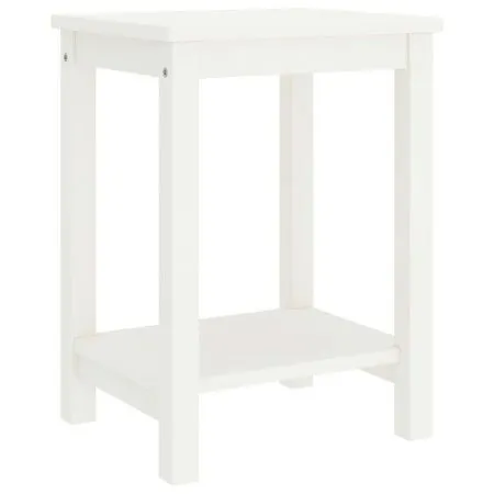 Mesita de noche madera maciza de pino blanco 35x30x47 cm de vidaXL, Mesitas de noche - Ref: Foro24-322210, Precio: 40,68 €, D...
