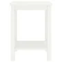 Mesita de noche madera maciza de pino blanco 35x30x47 cm de vidaXL, Mesitas de noche - Ref: Foro24-322210, Precio: 40,68 €, D...