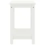 Mesita de noche madera maciza de pino blanco 35x30x47 cm de vidaXL, Mesitas de noche - Ref: Foro24-322210, Precio: 40,68 €, D...