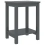 Mesitas de noche madera maciza de pino gris oscuro 35x30x47 cm de vidaXL, Mesitas de noche - Ref: Foro24-322214, Precio: 38,2...
