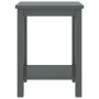 Mesitas de noche madera maciza de pino gris oscuro 35x30x47 cm de vidaXL, Mesitas de noche - Ref: Foro24-322214, Precio: 38,2...