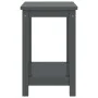 Mesitas de noche madera maciza de pino gris oscuro 35x30x47 cm de vidaXL, Mesitas de noche - Ref: Foro24-322214, Precio: 38,2...