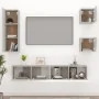 Set de muebles de TV 5 pzas madera contrachapada gris hormigón de vidaXL, Muebles TV - Ref: Foro24-3114441, Precio: 165,94 €,...