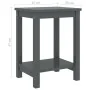 Mesitas de noche madera maciza de pino gris oscuro 35x30x47 cm de vidaXL, Mesitas de noche - Ref: Foro24-322214, Precio: 38,2...