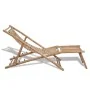 Tumbona de exterior con reposapiés bambú de vidaXL, Tumbonas - Ref: Foro24-41492, Precio: 90,00 €, Descuento: %