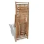 Tumbona de exterior con reposapiés bambú de vidaXL, Tumbonas - Ref: Foro24-41492, Precio: 90,00 €, Descuento: %