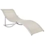 Tumbonas plegables 2 unidades textilene color crema de vidaXL, Tumbonas - Ref: Foro24-47785, Precio: 235,95 €, Descuento: %