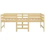 Bettgestell aus massivem Kiefernholz, 90 x 200 cm von vidaXL, Betten und Lattenroste - Ref: Foro24-833095, Preis: 117,04 €, R...