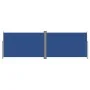 Toldo lateral retráctil azul 200x600 cm de vidaXL, Sombrillas - Ref: Foro24-318010, Precio: 116,37 €, Descuento: %