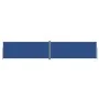 Toldo lateral retráctil azul 200x1000 cm de vidaXL, Sombrillas - Ref: Foro24-318046, Precio: 157,18 €, Descuento: %