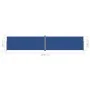 Toldo lateral retráctil azul 200x1000 cm de vidaXL, Sombrillas - Ref: Foro24-318046, Precio: 157,18 €, Descuento: %