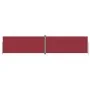 Toldo lateral retráctil rojo 220x1000 cm de vidaXL, Sombrillas - Ref: Foro24-318053, Precio: 128,85 €, Descuento: %