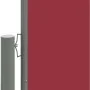 Toldo lateral retráctil rojo 220x1000 cm de vidaXL, Sombrillas - Ref: Foro24-318053, Precio: 128,85 €, Descuento: %