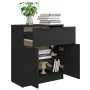 Black plywood sideboard 60x30x70 cm by vidaXL, Sideboards - Ref: Foro24-811089, Price: 90,05 €, Discount: %