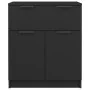 Black plywood sideboard 60x30x70 cm by vidaXL, Sideboards - Ref: Foro24-811089, Price: 90,05 €, Discount: %