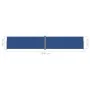 Toldo lateral retráctil azul 180x1000 cm de vidaXL, Sombrillas - Ref: Foro24-318040, Precio: 111,93 €, Descuento: %