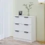 Glossy white plywood sideboard 60x30x70 cm by vidaXL, Sideboards - Ref: Foro24-811076, Price: 94,40 €, Discount: %