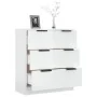 Glossy white plywood sideboard 60x30x70 cm by vidaXL, Sideboards - Ref: Foro24-811076, Price: 94,40 €, Discount: %