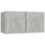 Juego de muebles de salón 5 piezas gris hormigón de vidaXL, Muebles TV - Ref: Foro24-3079063, Precio: 174,11 €, Descuento: %