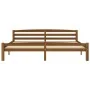 Bettgestell aus massivem Kiefernholz, honigbraun, 200 x 200 cm von vidaXL, Betten und Lattenroste - Ref: Foro24-322081, Preis...