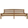 Estructura de cama madera maciza pino marrón miel 200x200 cm de vidaXL, Camas y somieres - Ref: Foro24-322081, Precio: 114,35...