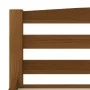 Bettgestell aus massivem Kiefernholz, honigbraun, 200 x 200 cm von vidaXL, Betten und Lattenroste - Ref: Foro24-322081, Preis...