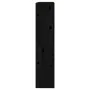 Estantería/divisor de espacios madera pino negro 80x30x135,5 cm de vidaXL, Librerías y estanterías - Ref: Foro24-808197, Prec...