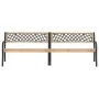 Banco de jardín doble madera de abeto chino 238 cm de vidaXL, Bancos de jardín - Ref: Foro24-317134, Precio: 166,52 €, Descue...