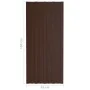 Braunes verzinktes Stahldach-Panel 12 Einheiten 100x45 cm von vidaXL, Decke - Ref: Foro24-317217, Preis: 67,94 €, Rabatt: %