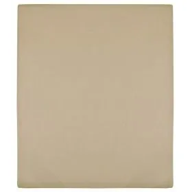 Sábanas bajeras jersey 2 uds algodón gris taupe 160x200 cm de vidaXL, Sábanas - Ref: Foro24-136227, Precio: 33,84 €, Descuent...