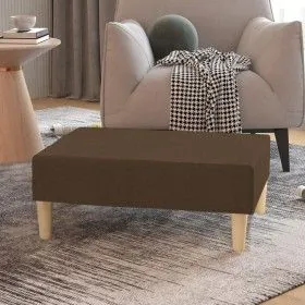 Brown fabric footstool 78x56x32 cm by vidaXL, Ottomans - Ref: Foro24-337678, Price: 56,47 €, Discount: %