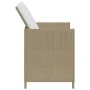 Sillas de jardín con cojines 4 unidades ratán sintético beige de vidaXL, Sillas de jardín - Ref: Foro24-316777, Precio: 223,8...
