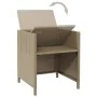Sillas de jardín con cojines 4 unidades ratán sintético beige de vidaXL, Sillas de jardín - Ref: Foro24-316777, Precio: 223,8...