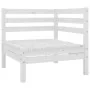 Juego de muebles de jardín 8 piezas madera maciza pino blanco de vidaXL, Conjuntos de jardín - Ref: Foro24-3082743, Precio: 3...