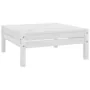 Juego de muebles de jardín 8 piezas madera maciza pino blanco de vidaXL, Conjuntos de jardín - Ref: Foro24-3082743, Precio: 3...