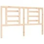 Bed frame with solid wood headboard 160x200 cm by vidaXL, Beds and slatted bases - Ref: Foro24-3194711, Price: 135,56 €, Disc...