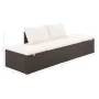 Cama de jardín 195x60 cm ratán sintético marrón de vidaXL, Camas para exteriores - Ref: Foro24-43954, Precio: 227,25 €, Descu...
