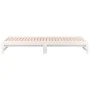 Sofá cama extraíble madera maciza de pino blanco 2x(90x200) cm de vidaXL, Camas y somieres - Ref: Foro24-820428, Precio: 122,...