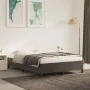 Estructura de cama de terciopelo gris oscuro 140x200 cm de vidaXL, Camas y somieres - Ref: Foro24-347325, Precio: 108,52 €, D...