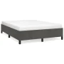 Estructura de cama de terciopelo gris oscuro 140x200 cm de vidaXL, Camas y somieres - Ref: Foro24-347325, Precio: 108,52 €, D...