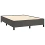 Estructura de cama de terciopelo gris oscuro 140x200 cm de vidaXL, Camas y somieres - Ref: Foro24-347325, Precio: 108,52 €, D...