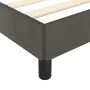 Estructura de cama de terciopelo gris oscuro 140x200 cm de vidaXL, Camas y somieres - Ref: Foro24-347325, Precio: 108,52 €, D...